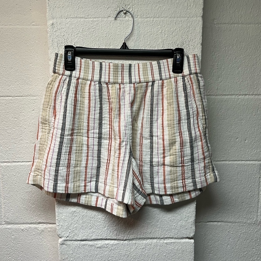LOFT Multicolor Striped Women Shorts. Size Small